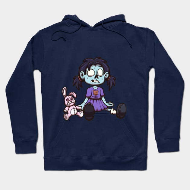 Little Zombie Girl Hoodie by TheMaskedTooner